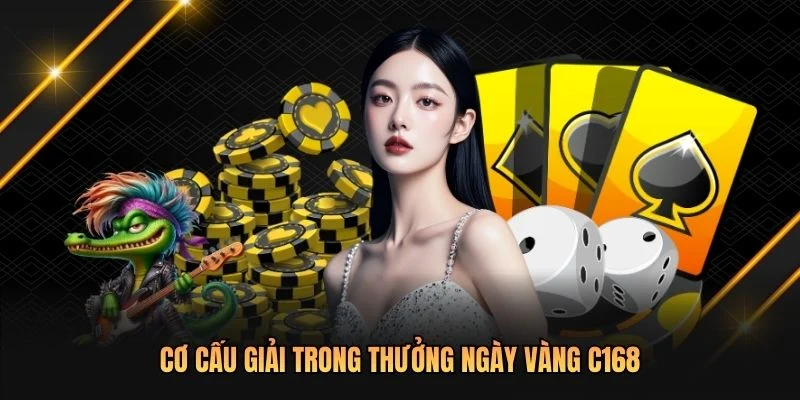 Cơ cấu giải trong thưởng ngày vàng C168